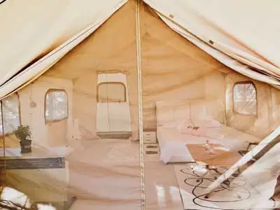 luxury tents with air conditioning
