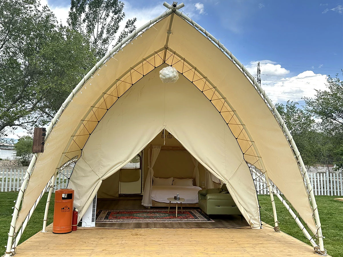 glamping safari tent