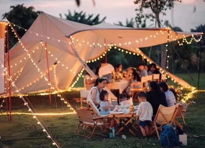 Tianjin Dongli District - Camping by the Lake