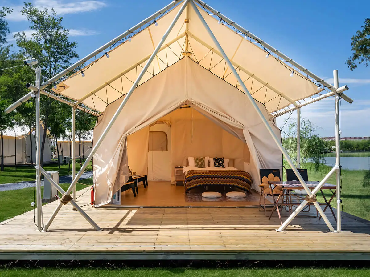 safari tent camping lake district