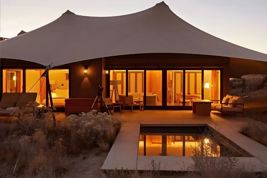 fort apache luxury caravan and glamping tents