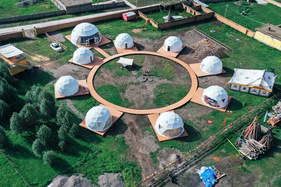 glamping domes for rent