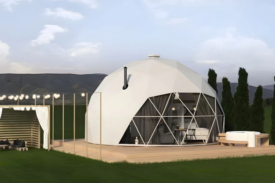 glamping geodesic dome tent medium 20