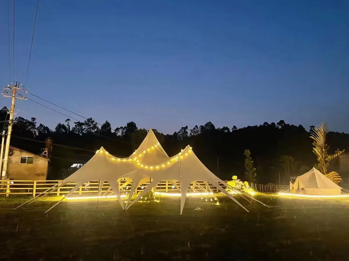 luxury tent glamping