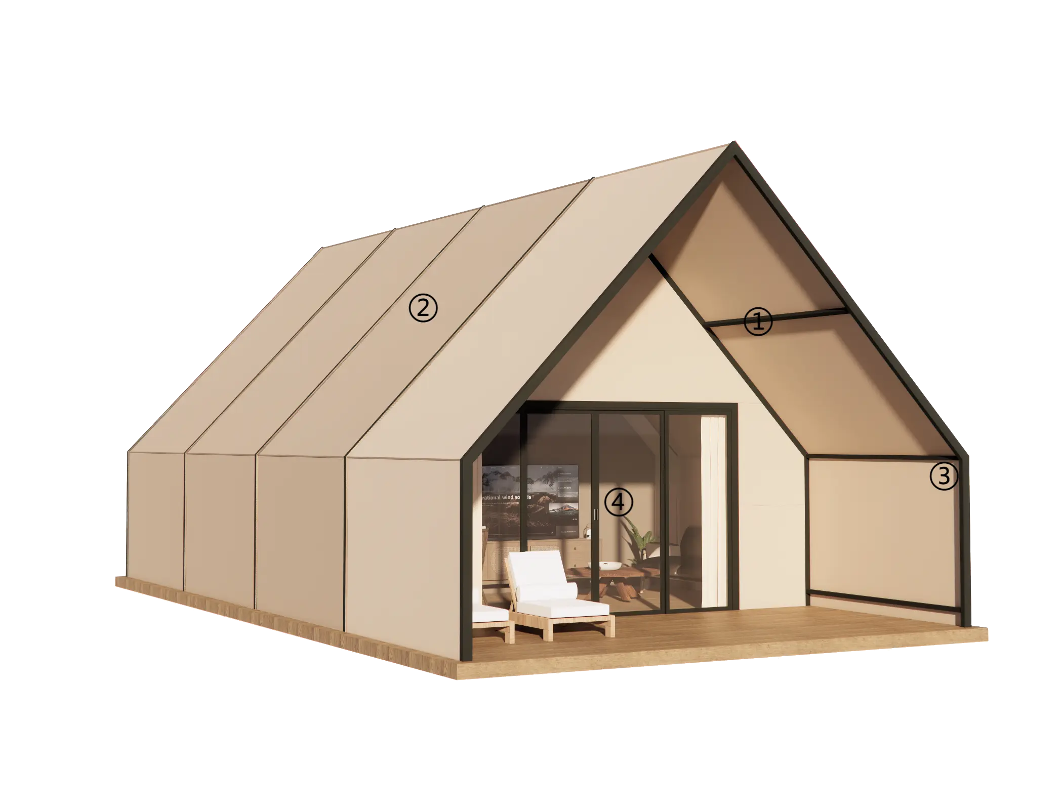 Scorpio Luxury Glamping Tent Design & Configuration