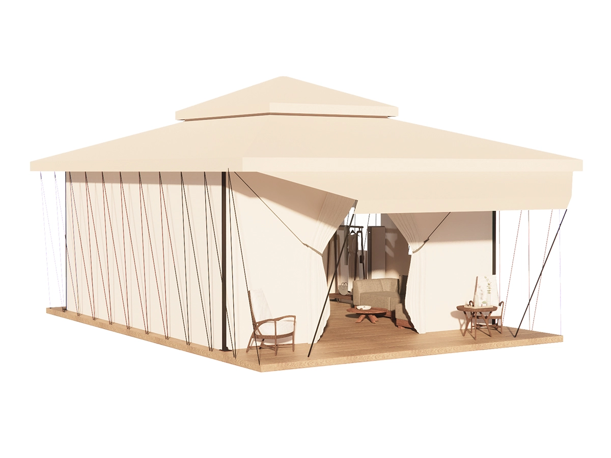 saturn 6 luxury glamping tent 1