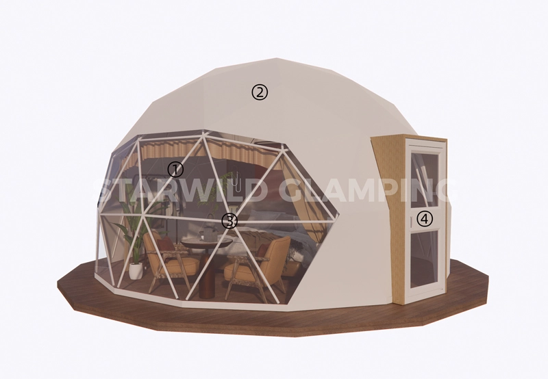 Sirius Glamping Dome Tent Design & Configuration