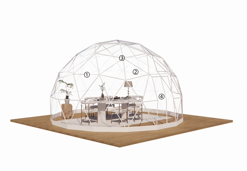 Taurus Glamping Dome Tent Design & Configuration