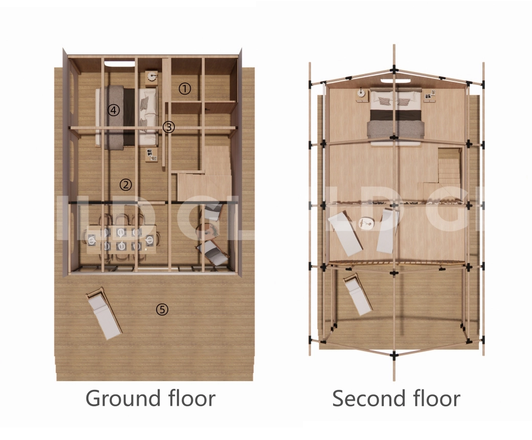 Interior Features of Jupiter Luxury Glamping Tent