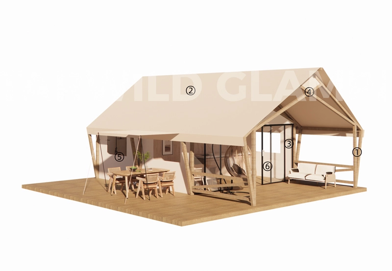 Mercury Luxury Glamping Tent Design & Configuration