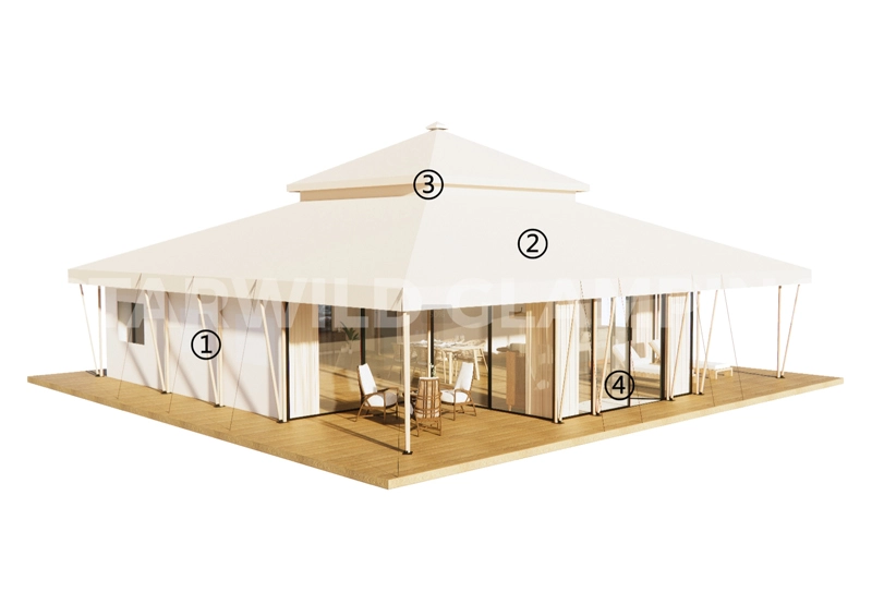 Saturn Luxury Glamping Tent Design & Configuration